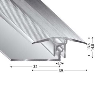 PROFILE TRANSITION TRIO-GRIP 10-18 MM 90